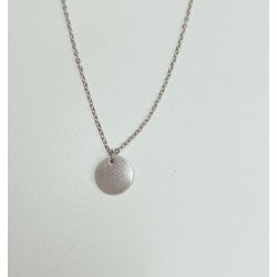 COLGANTE REDONDO CON CADENA INCLUIDA DE 2CM DE DIAMETRO