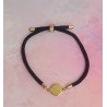 Pulsera Cierre Ajustable con Plaquita de Acero Inoxidable
