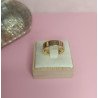 ANILLO DE ACERO DORADO