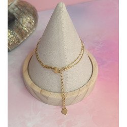 Pulsera de Acero Inoxidable Doble