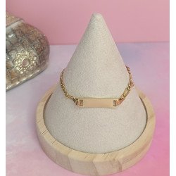 Pulsera con Placa Recta para Niños