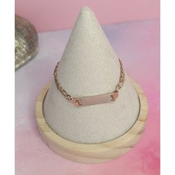 Pulsera con Placa Recta para Niños