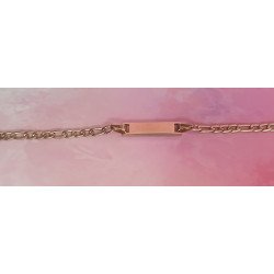 Pulsera con Placa Recta para Niños