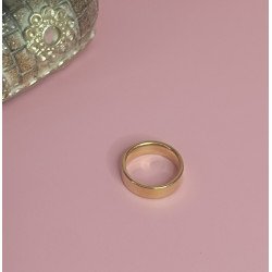 ANILLO DE ACERO DORADO