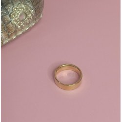 ANILLO DE ACERO DORADO