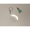 LLAVERO METACRILATO LASER ROMBO