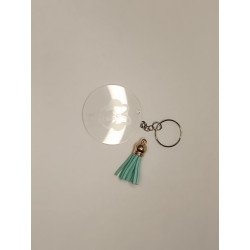 LLAVERO METACRILATO LASER CORAZON