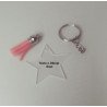 LLAVERO METACRILATO LASER ESTRELLA
