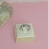 ANILLO DE ACERO PLATA