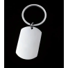 LLAVERO DE ACERO INOXIDABLE RECTANGULAR