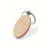 Llavero de madera ovalado