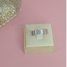 ANILLO DE ACERO PLATA