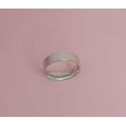 ANILLO DE ACERO PLATA