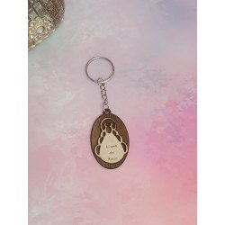 LLAVERO VIRGEN DEL ROCIO SILUETA