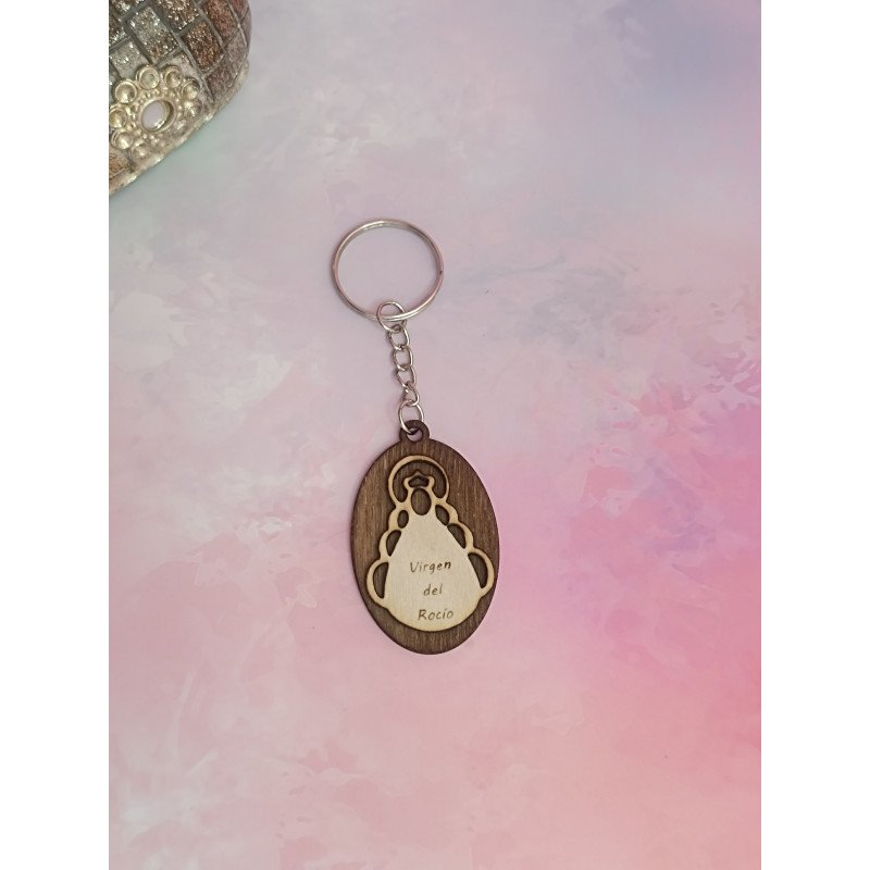 LLAVERO VIRGEN DEL ROCIO SILUETA