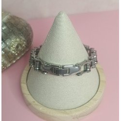 PULSERA DE ACERO CON CADENA DE MOTO