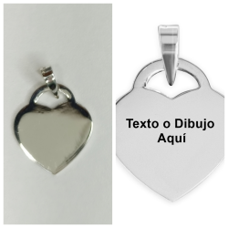 COLGANTE DE PLATA CORAZON