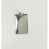 COLGANTE DE PLATA RECTAGULAR