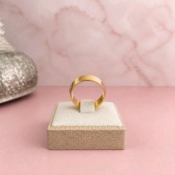 ANILLO DE ACERO DORADO