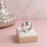 ANILLO DE ACERO PLATA