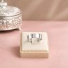 ANILLO DE ACERO PLATA