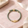 Pulsera Cierre Arbol Ajustable con Plaquita de Acero Inoxidable