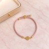 Pulsera Cierre Arbol Ajustable con Plaquita de Acero Inoxidable