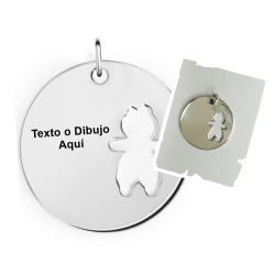 COLGANTE DE PLATA PARA NIÑO