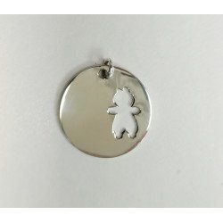 COLGANTE DE PLATA PARA NIÑO