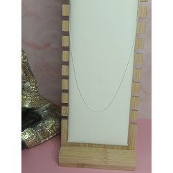 CADENA DE PLATA DE 0.25 X 45 CM
