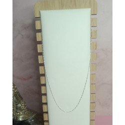 CADENA DE PLATA DE 1.2 MM X 45 CM