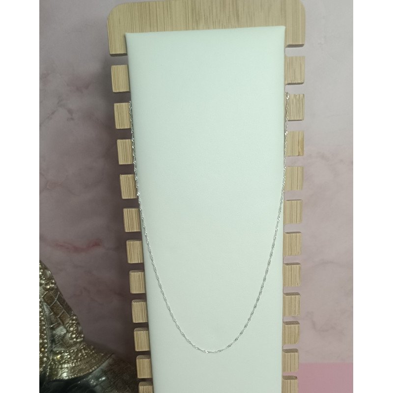CADENA DE PLATA DE 1.2 MM X 45 CM