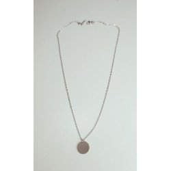COLGANTE REDONDO CON CADENA INCLUIDA DE 2CM DE DIAMETRO