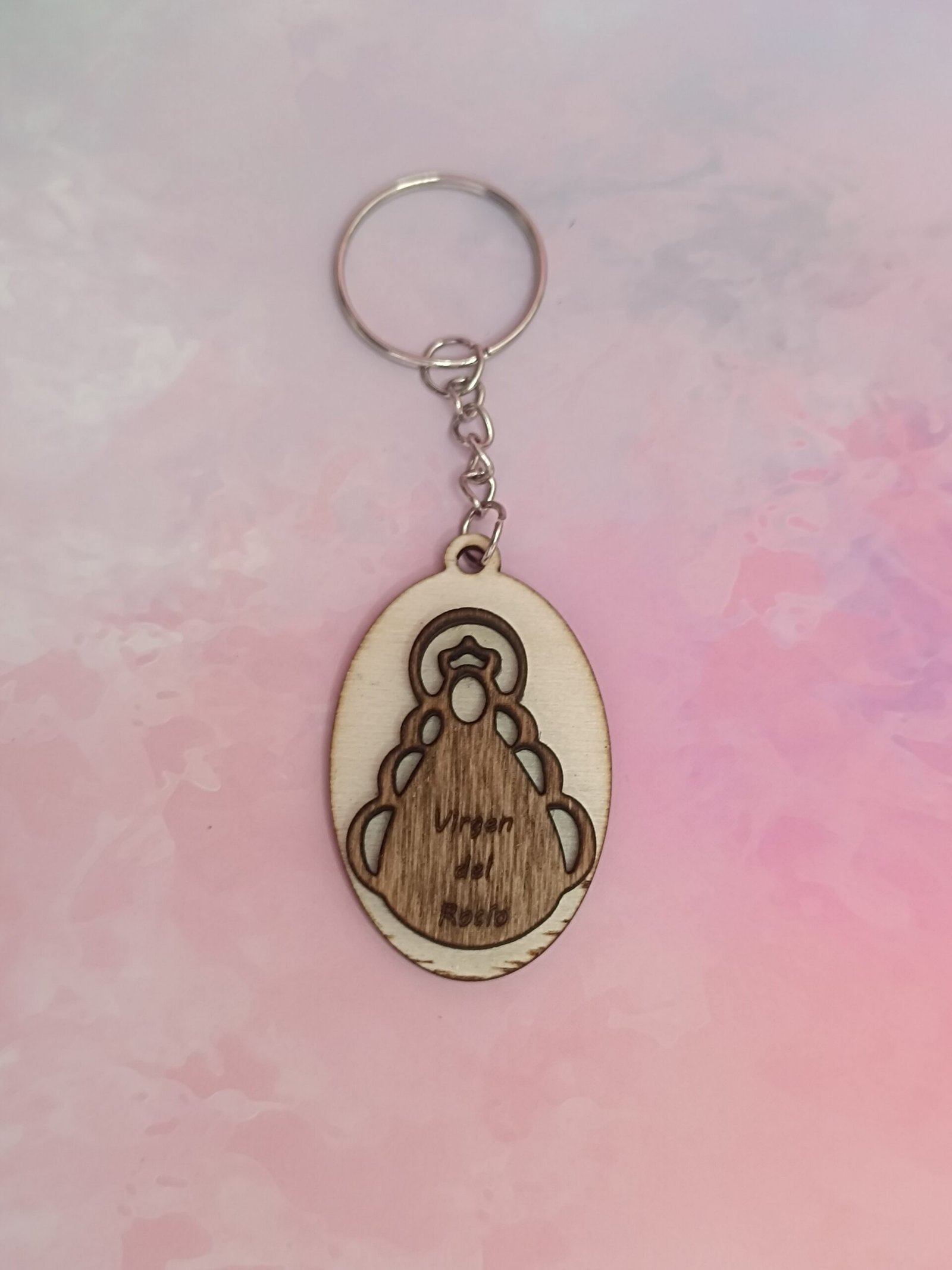 LLAVERO VIRGEN DEL ROCIO SILUETA